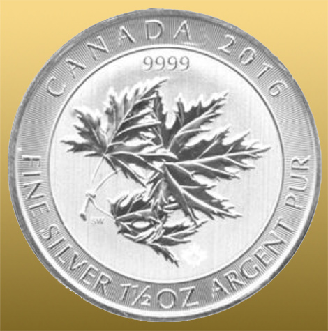 Silver Kanada Maple Leaf 1,5 Oz 999/1000 Ag - bez možnosti odpočtu DPH